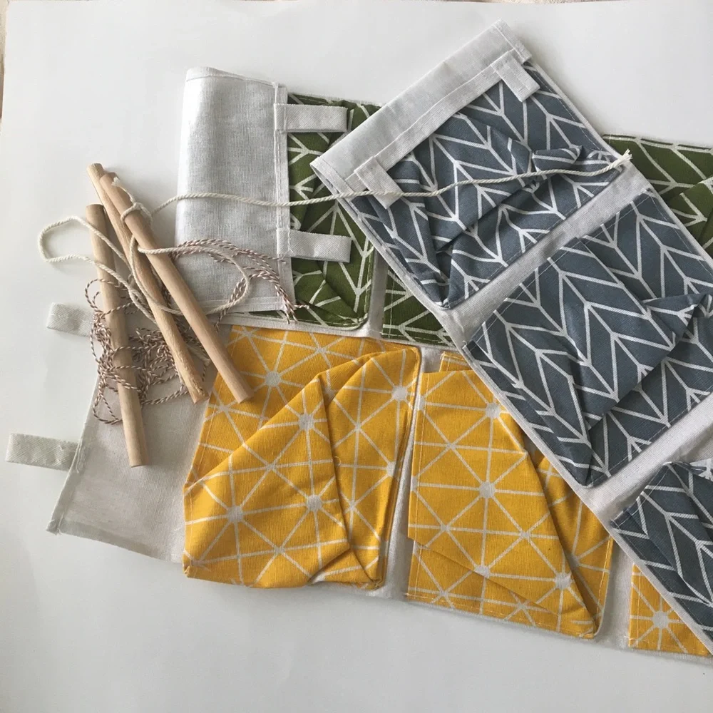 Set of 3 Wall Hanging Storage Bag Organizers - Picture 2 of 7